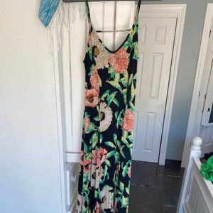 XS Floral long Maxi dress